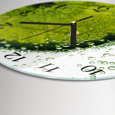 Reloj de pared redondo Carbonato de calcio