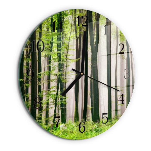 Reloj de pared redondo Bosque