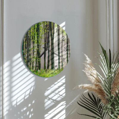 Reloj de pared redondo Bosque