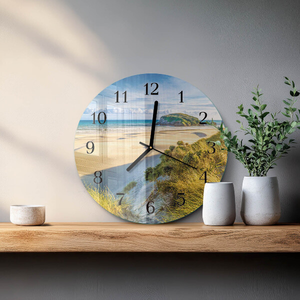 Reloj de pared redondo Playa
