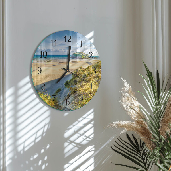 Reloj de pared redondo Playa
