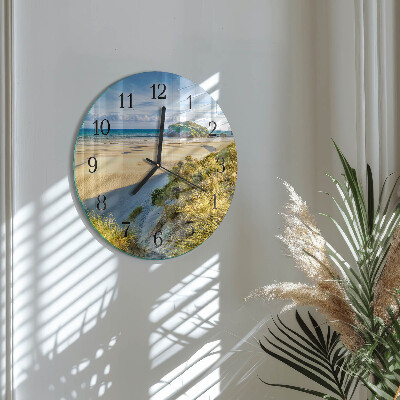 Reloj de pared redondo Playa