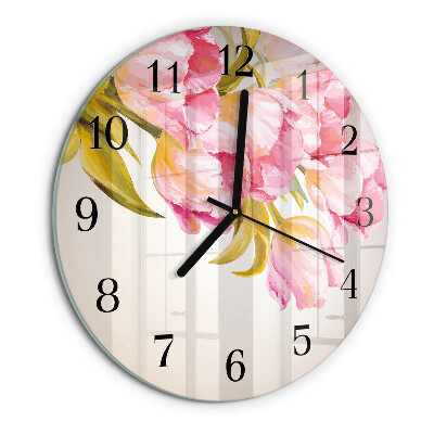 Reloj de pared redondo Acuarelas