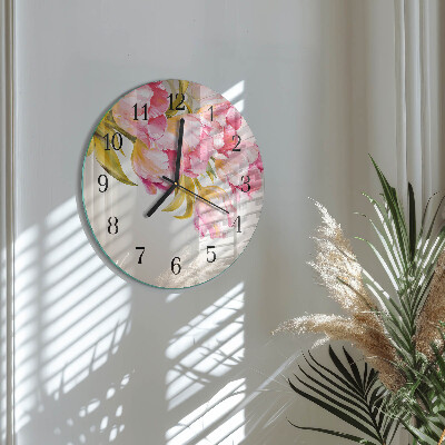Reloj de pared redondo Acuarelas