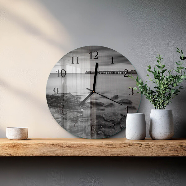 Reloj de pared redondo Orilla del río