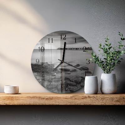 Reloj de pared redondo Orilla del río