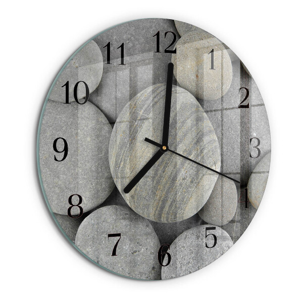 Reloj de pared redondo Piedras