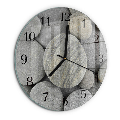 Reloj de pared redondo Piedras