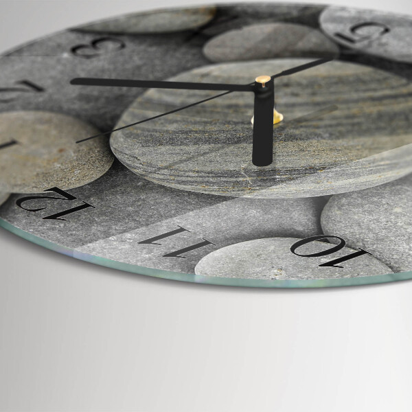 Reloj de pared redondo Piedras