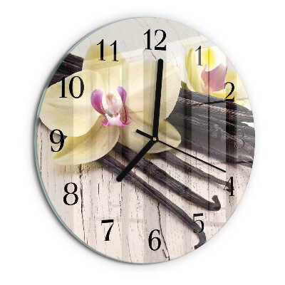Reloj de pared redondo Vainilla