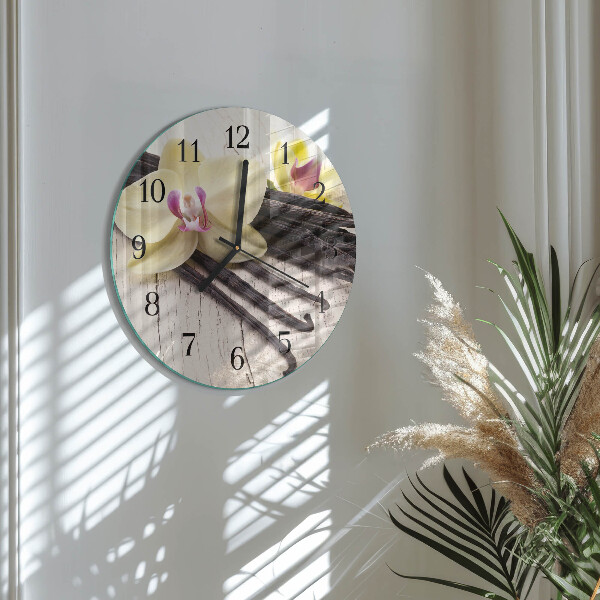 Reloj de pared redondo Vainilla