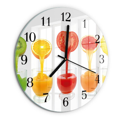 Reloj de pared redondo Jugo