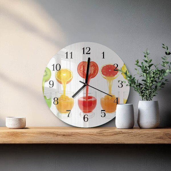 Reloj de pared redondo Jugo