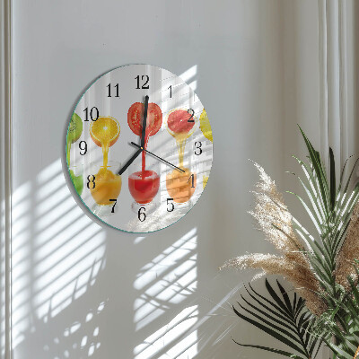 Reloj de pared redondo Jugo