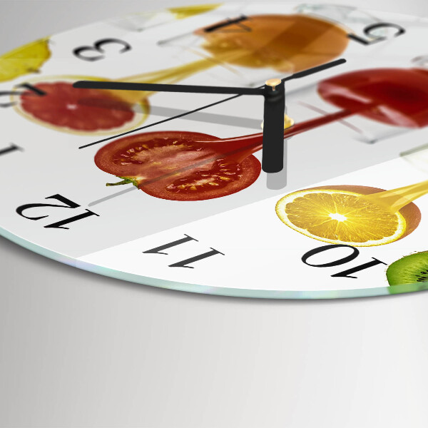 Reloj de pared redondo Jugo