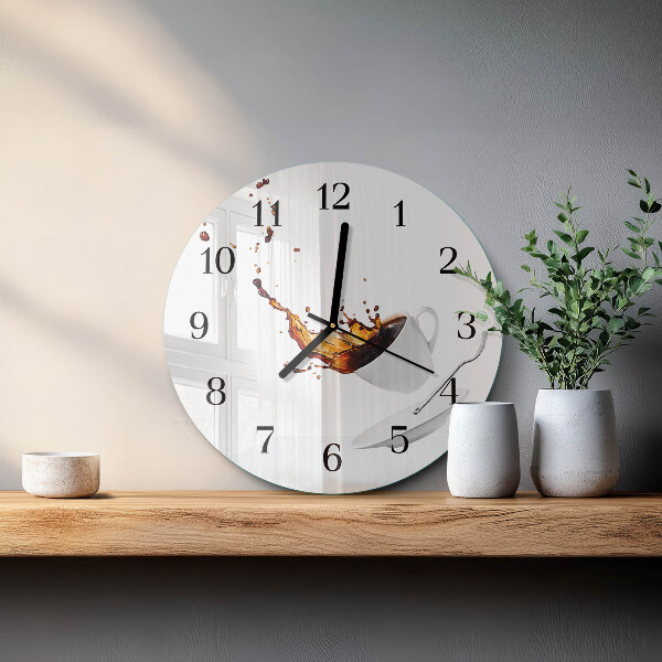 Reloj de pared redondo Taza
