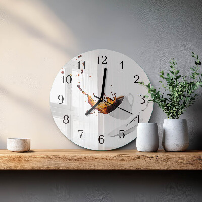 Reloj de pared redondo Taza