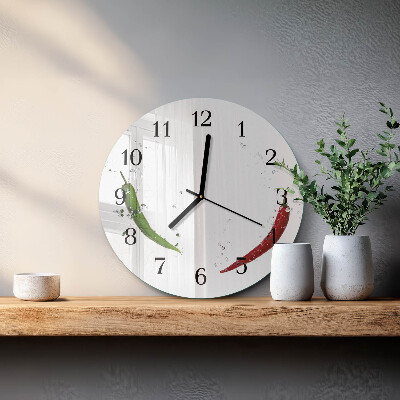 Reloj de pared redondo Chiles