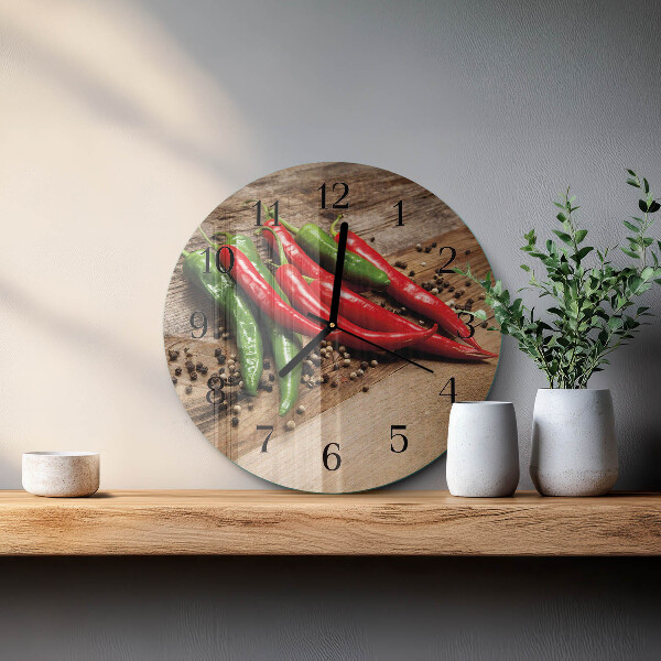 Reloj de pared redondo Chiles