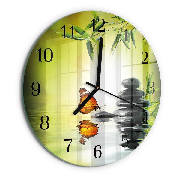 Reloj de pared redondo Naturaleza