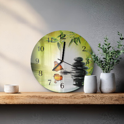 Reloj de pared redondo Naturaleza