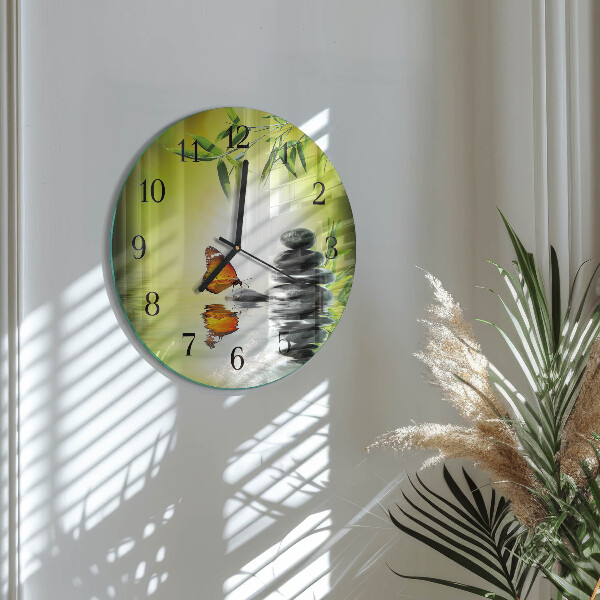 Reloj de pared redondo Naturaleza