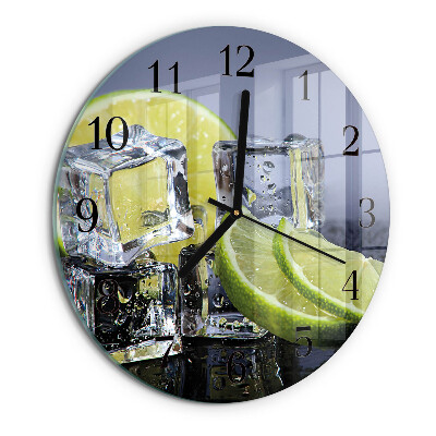 Reloj de pared redondo Frutas cítricas