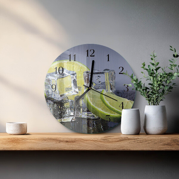 Reloj de pared redondo Frutas cítricas
