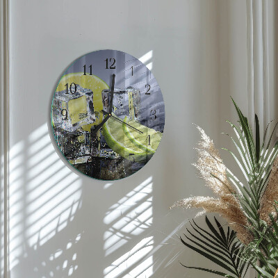 Reloj de pared redondo Frutas cítricas