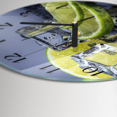 Reloj de pared redondo Frutas cítricas