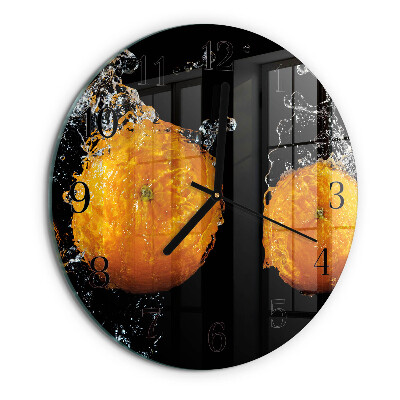 Reloj de pared redondo Naranjas