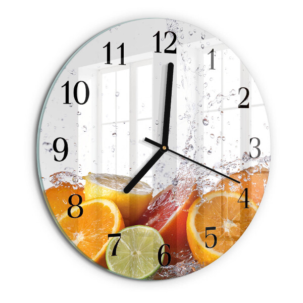 Reloj de pared redondo Naranjas