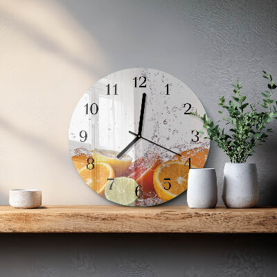Reloj de pared redondo Naranjas
