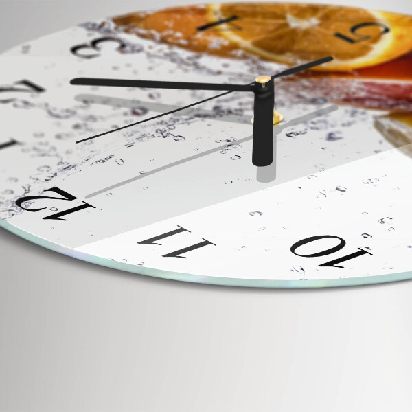 Reloj de pared redondo Naranjas