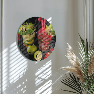Reloj de pared redondo Cóctel