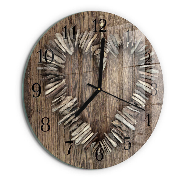 Reloj de pared redondo Corazón