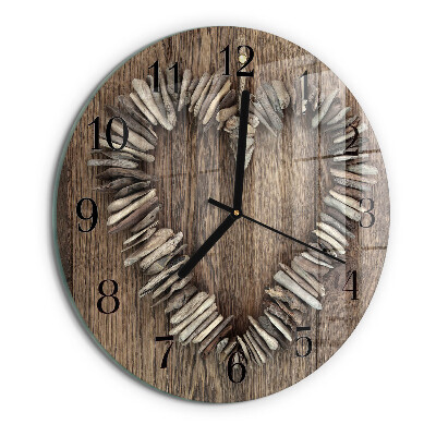 Reloj de pared redondo Corazón