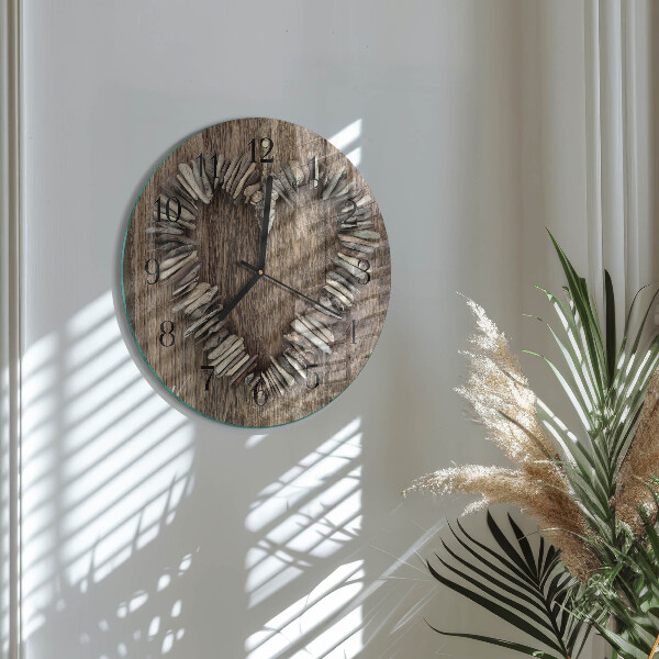 Reloj de pared redondo Corazón