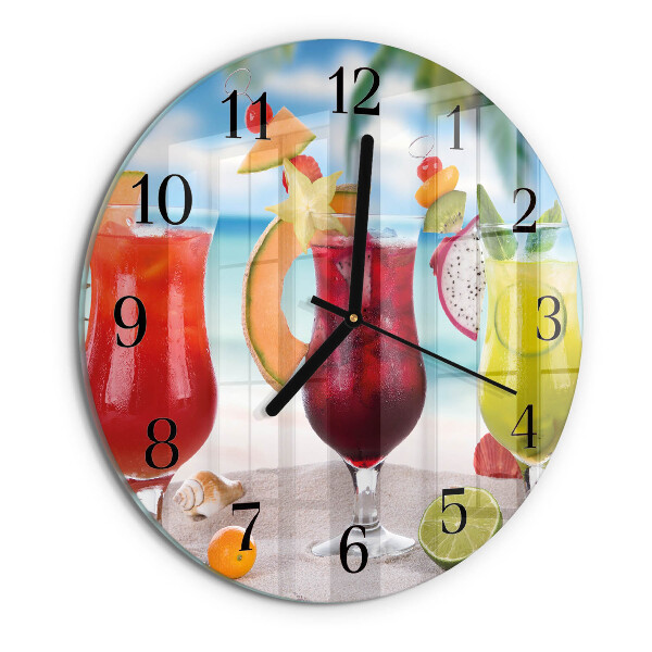 Reloj de pared redondo Cóctel