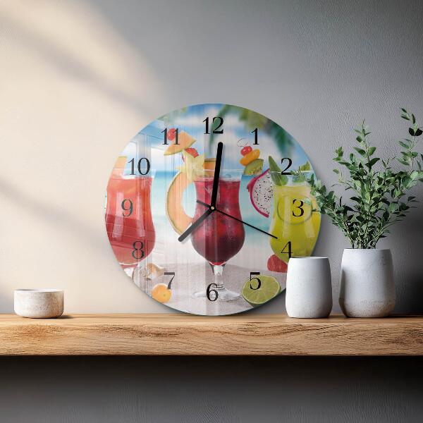 Reloj de pared redondo Cóctel
