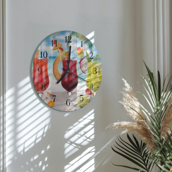 Reloj de pared redondo Cóctel