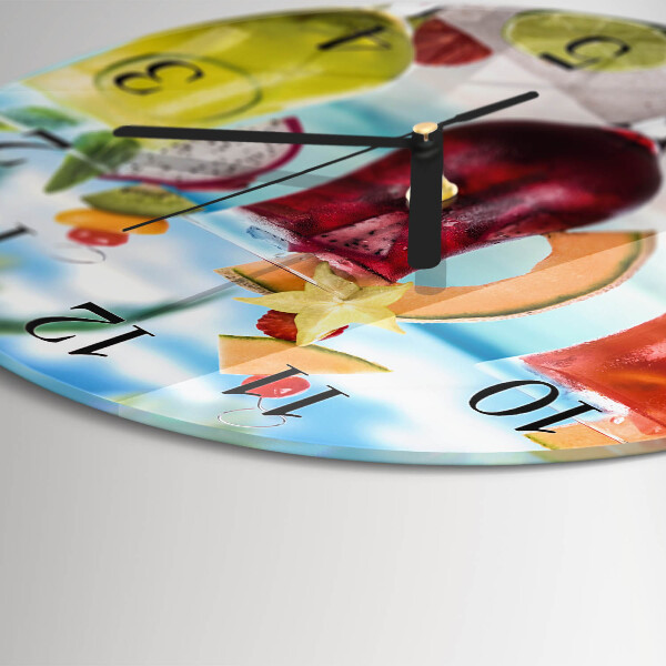 Reloj de pared redondo Cóctel