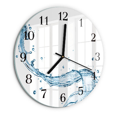 Reloj de pared redondo Agua