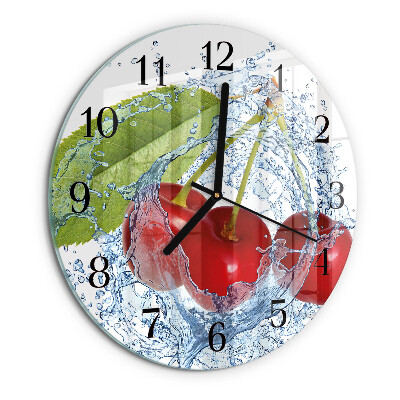 Reloj de pared redondo Guindas