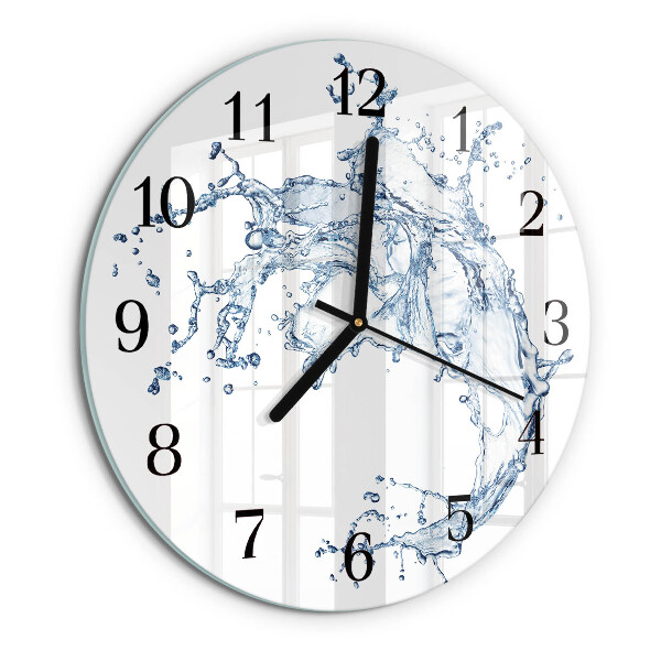 Reloj de pared redondo Agua