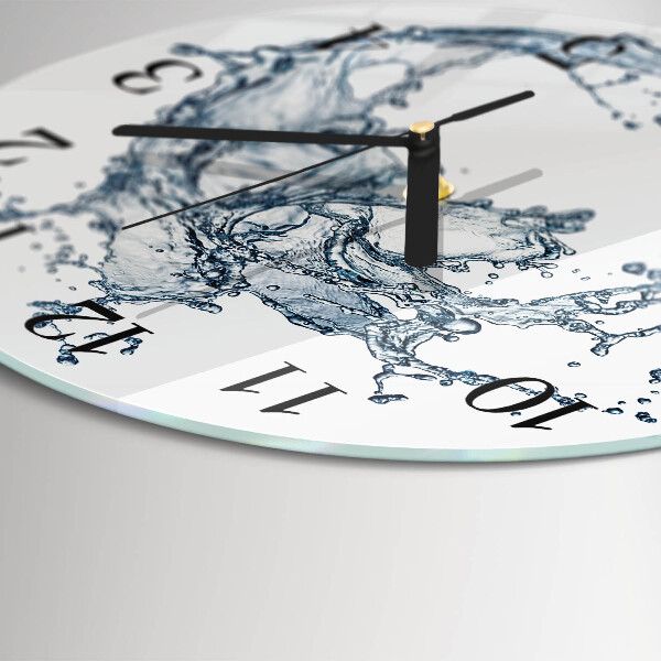 Reloj de pared redondo Agua