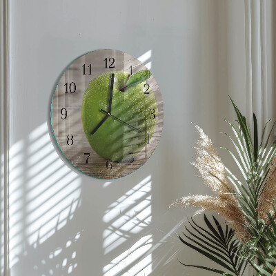 Reloj de pared redondo Manzanas