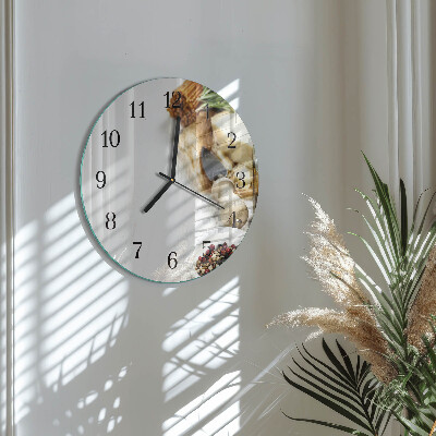 Reloj de pared redondo Pastas