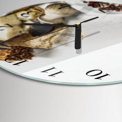 Reloj de pared redondo Pastas