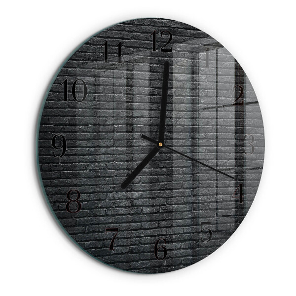 Reloj de pared redondo Escoria de huella
